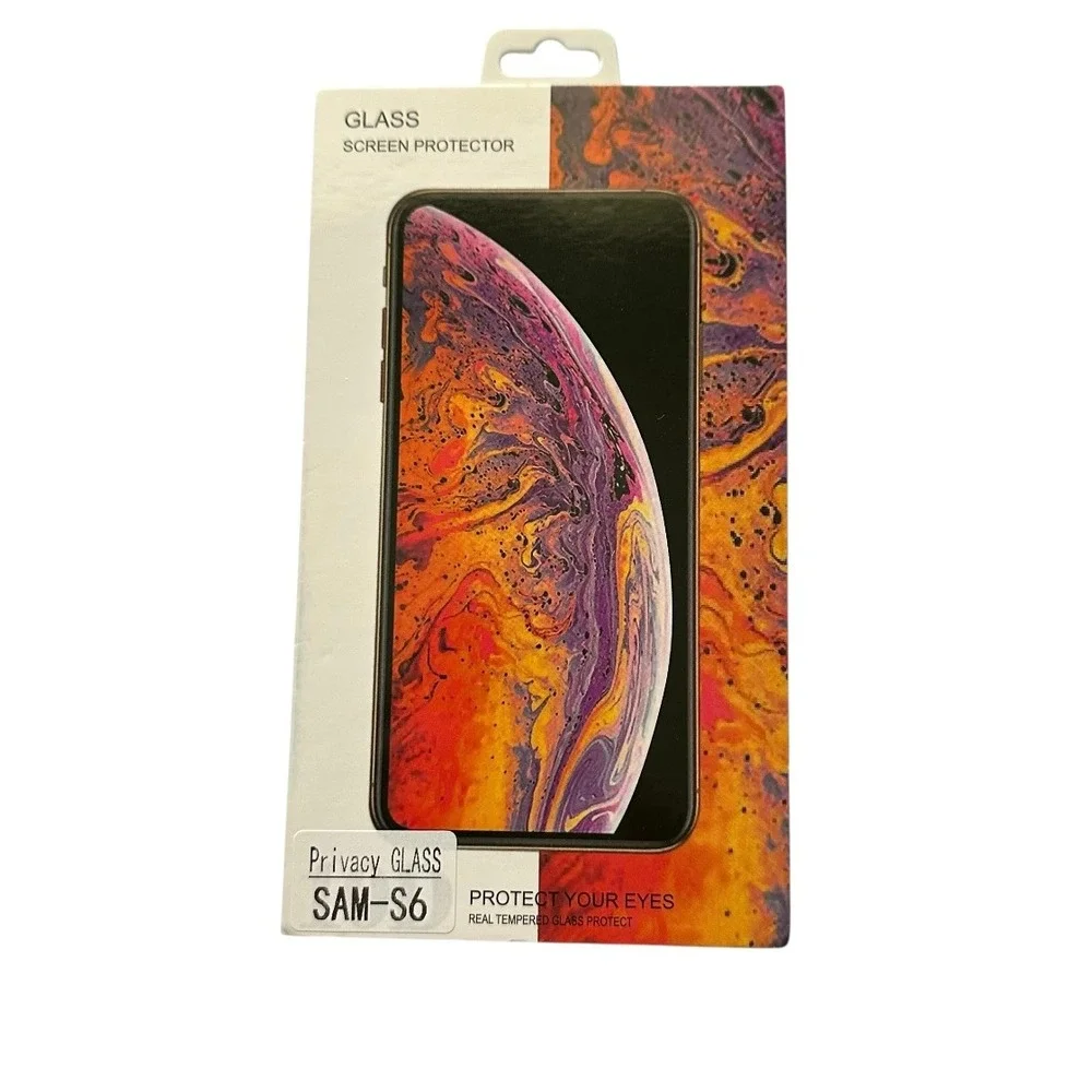 New Privacy Glass Screen Protector For Samsung Galaxy S6 Tempered HD Bubble Free